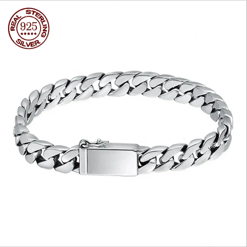 Heavy Duty 925 Silver Chain Bracelet
