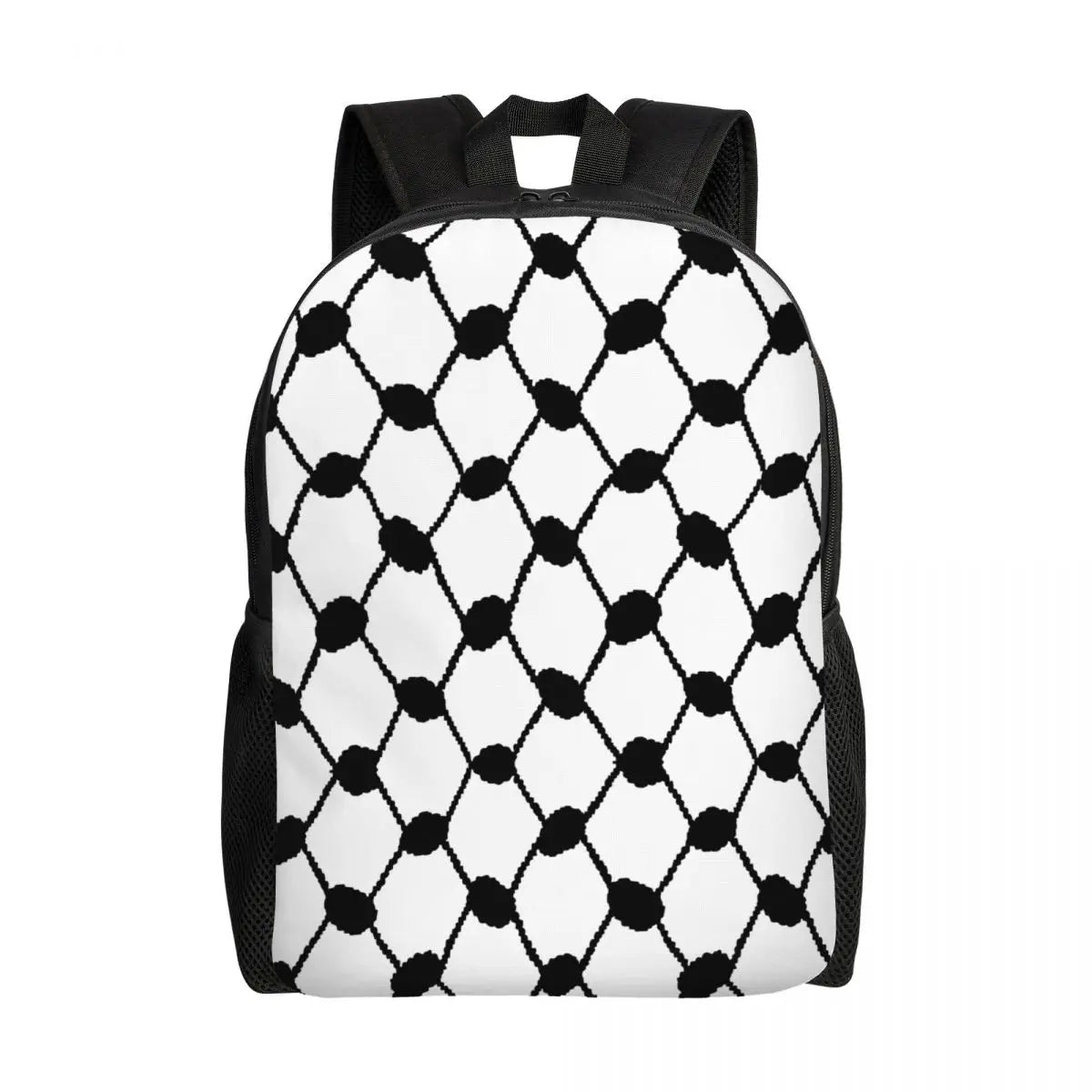Custom Palestinians Keffiyeh Pattern Backpacks for Women Men Water Resistant