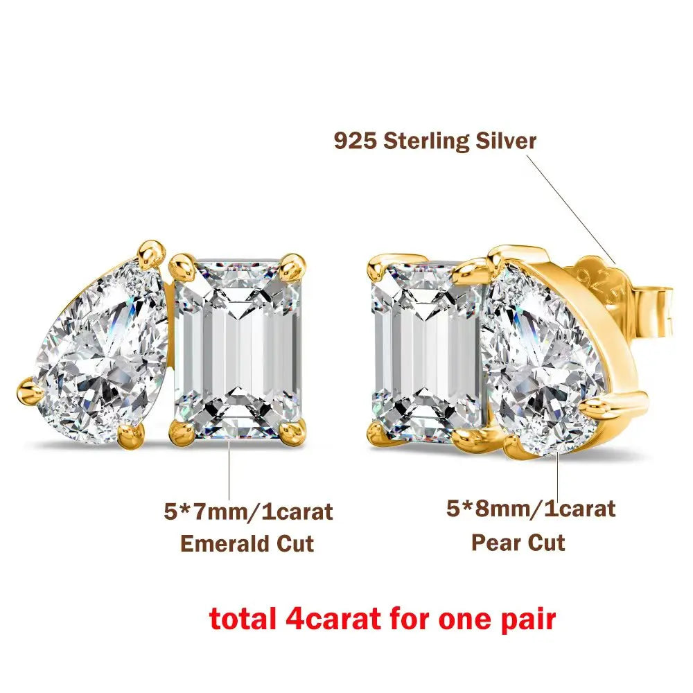 Heavenly Shine Moissanite Earrings