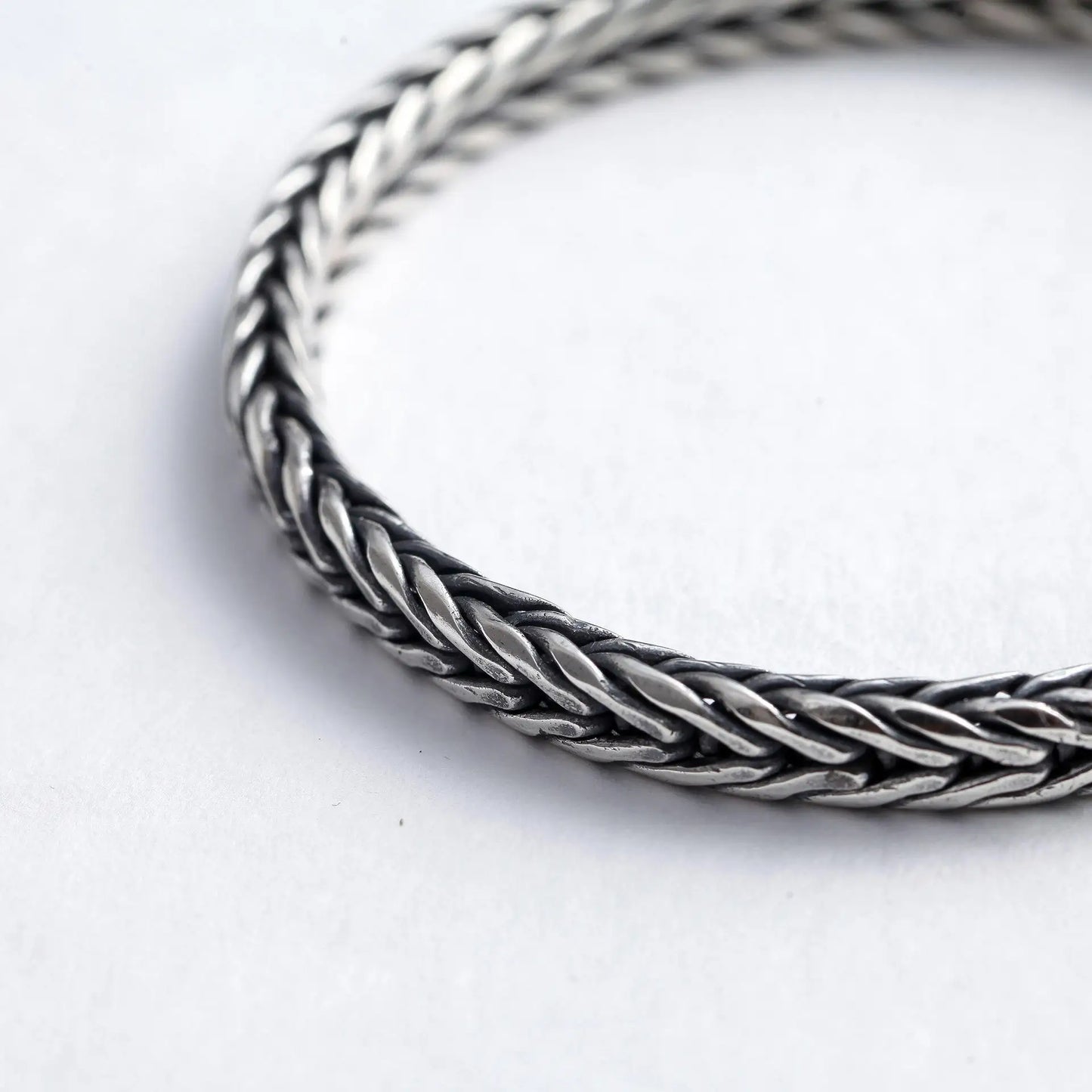 Men’s Retro Keel Bracelet – Pure Silver Power