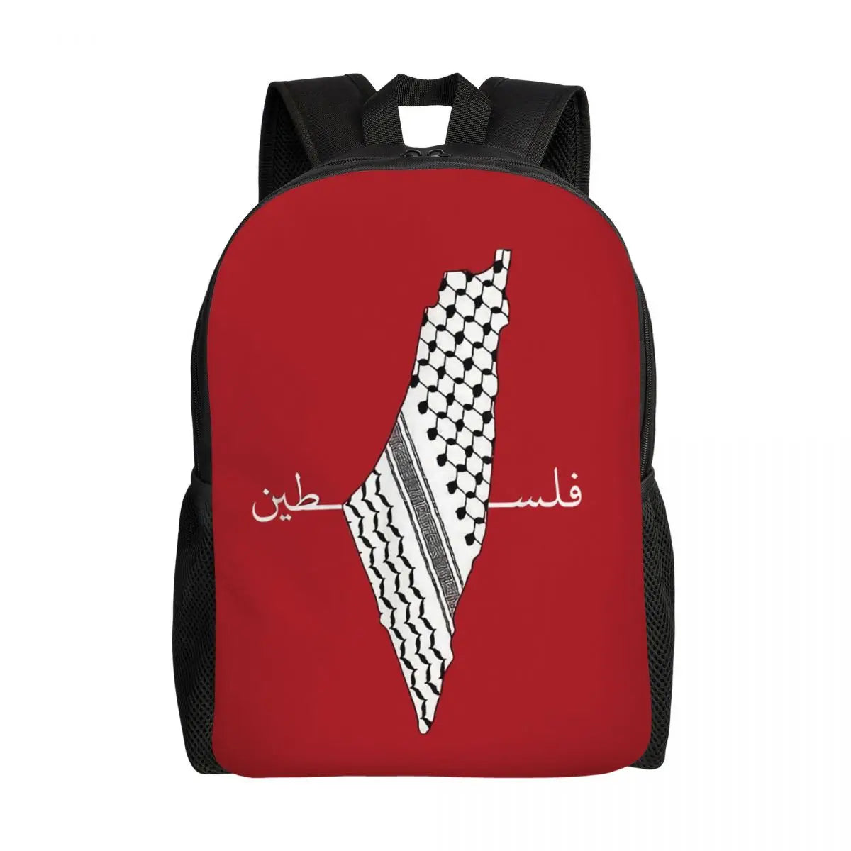 Custom Palestinians Keffiyeh Pattern Backpacks for Women Men Water Resistant