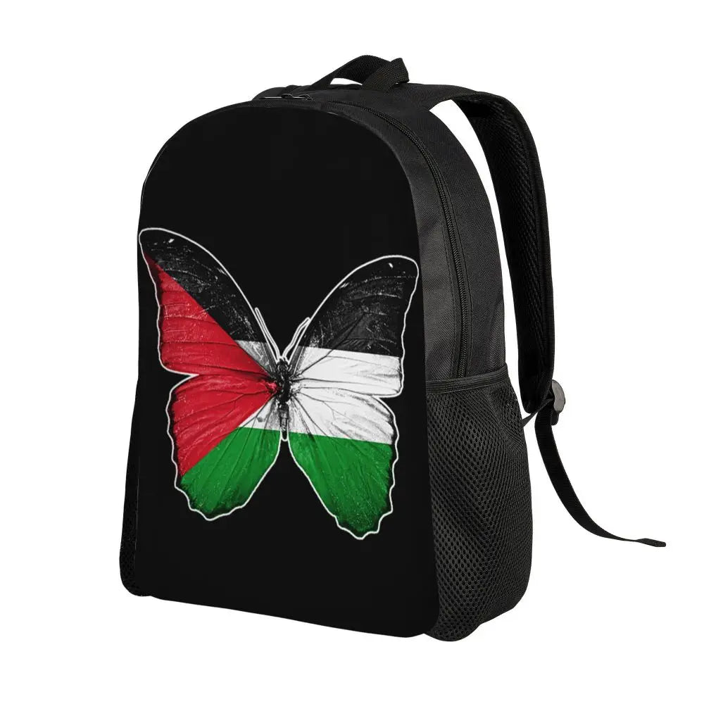 Custom Palestinians Keffiyeh Pattern Backpacks for Women Men Water Resistant