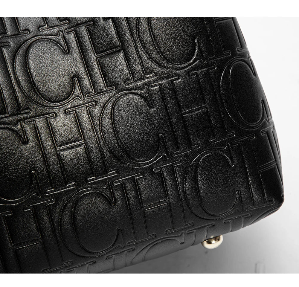 CHCH Women's Tote Bag New Steel Embossed Handheld