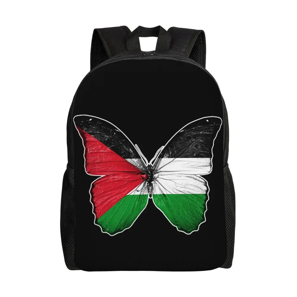 Custom Palestinians Keffiyeh Pattern Backpacks for Women Men Water Resistant