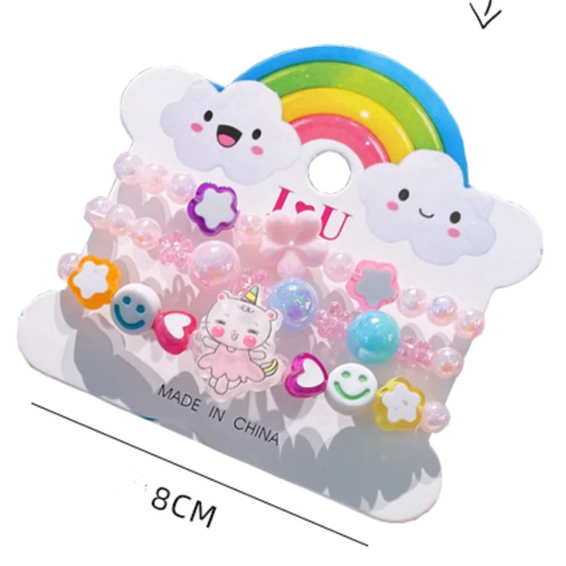 Cute Resin Bracelet Set – 3pcs